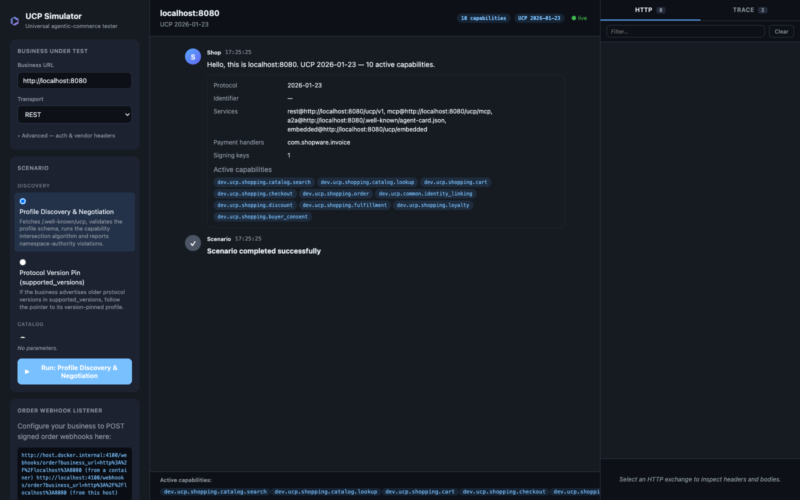 Simulator Discovery